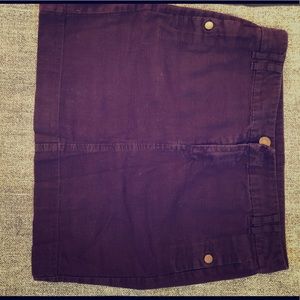 - Plum Gap Mini Skirt